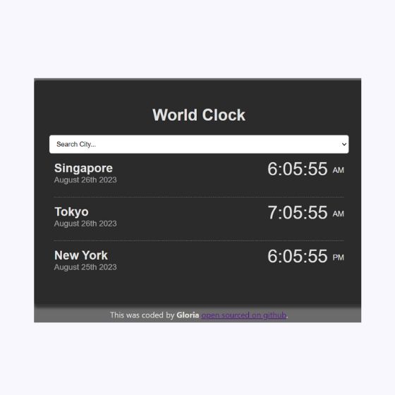 world clock